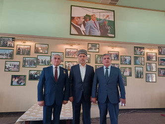Bibiheybət məscid-ziyarətgah kompleksində şəhid ailələri, qazilər və veteranlarla görüş keçirilmişdir