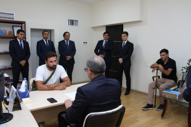 Səbail Rayon İcra Hakimiyyətində Vətən müharibəsi iştirakçıları ilə görüş keçirilib