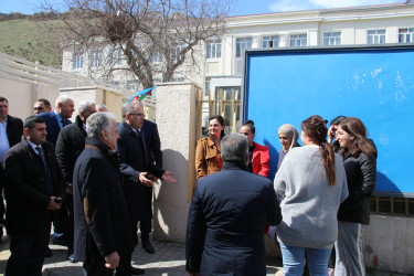 Səbail Rayon İcra Hakimiyyətinin başçısı 20-ci sahə yaşayış massivində sakinlərlə görüş keçirmişdir