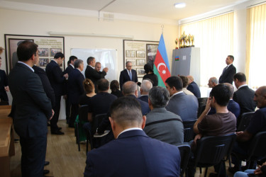 Rayon İcra Hakimiyyətinin başçısı Badamdar qəsəbəsində sakinlərlə səyyar görüş keçirmişdir