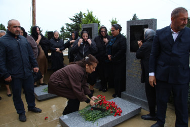 Cavidan Ağayevin şəhid olmasının ildönümü ilə bağlı məzarı ziyarət olundu