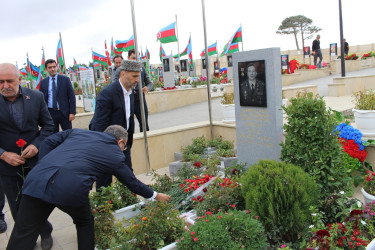 Məmmədağa Səfərovun Vətən müharibəsində şəhid olmasının ildönümü qeyd olundu