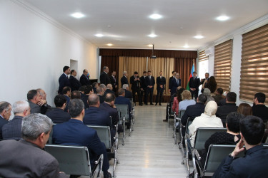 Rayon İcra Hakimiyyətinin başçısı sakinlərlə səyyar görüş keçirmişdir