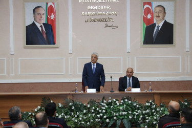 Səbail Rayon İcra Hakimiyyətində mülki müdafiə sahəsində kompleks yoxlamaların yekunlarına dair müşavirə keçirilmişdir