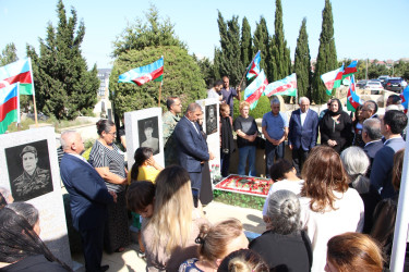 Səbail rayonunda Anım Günü ilə əlaqədar şəhidlərin məzarları ziyarət olundu
