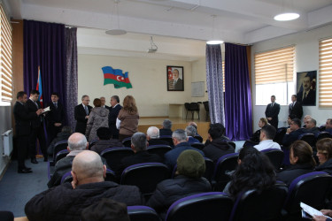 Rayon İcra Hakimiyyətinin başçısı Bayıl yaşayış massivində sakinlərlə növbəti səyyar görüş-qəbul keçirmişdir