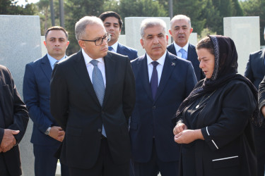 27 sentyabr - Anım Gününün ildönümü ilə əlaqədar Hərbi Memorial Məzarlıq ziyarət olundu