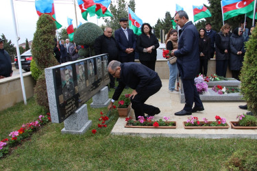 Səbail rayonunda 27 sentyabr – Anım Gününün beşinci ildönümü ilə əlaqədar şəhidlərin məzarları ziyarət olundu
