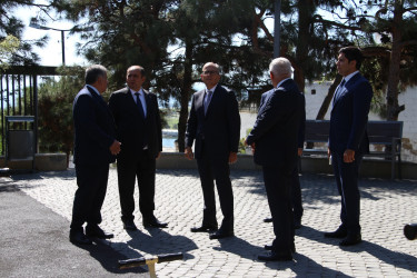 Rayon İcra Hakimiyyətinin başçısı “Mənzərə” parkına baxış keçirib