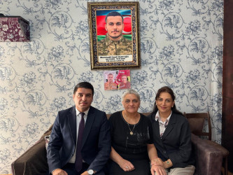 Vətən müharibəsi şəhidi Cəmil Məmmədlinin ailə üzvləri ziyarət olundu