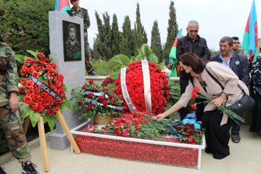 Əli Tağıyevin Vətən müharibəsində şəhid olmasının ildönümü münasibətilə məzarı ziyarət olundu