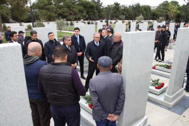 27 sentyabr - Anım Gününün beşinci ildönümü ilə əlaqədar Hərbi Memorial Məzarlıq ziyarət olundu