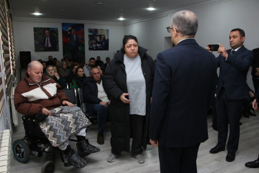 Rayon İcra Hakimiyyətinin başçısı sakinlərlə səyyar görüş keçirmişdir