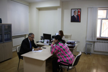 Səbail Rayon İcra Hakimiyyətində keçirilən vətəndaş qəbulları
