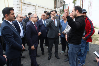 Rayon İcra Hakimiyyətinin başçısı 20-ci sahə yaşayış massivində sakinlərlə səyyar qəbul keçirmişdir