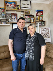 Səbail rayonunda Vətən müharibəsi şəhidlərinin ailə üzvləri Qurban bayramı münasibətilə ziyarət olundu