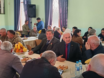 Bibiheybət məscid-ziyarətgah kompleksində şəhid ailələri, qazilər və veteranlarla görüş keçirilmişdir