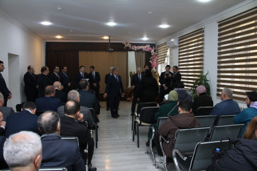 Rayon İcra Hakimiyyətinin başçısı sakinlərlə səyyar görüş keçirmişdir