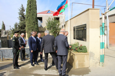 Səbail rayonunda Anım Günü ilə əlaqədar şəhidlərin məzarları ziyarət olundu