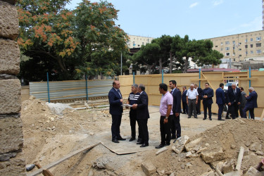 Badamdar qəsəbəsi “Şəhidlər” abidə kompleksində aparılan abadlıq işləri sürətlə davam edir