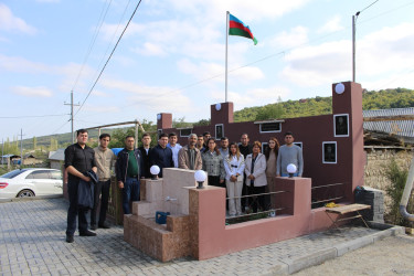 Şabran rayonunda dəfn olunan şəhidimiz Vüsal Həsənovun məzarı ziyarət olundu