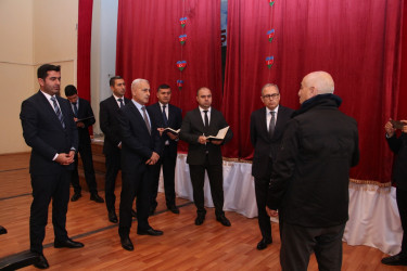 Rayon İcra Hakimiyyətinin başçısı Badamdar qəsəbəsində sakinlərlə səyyar görüş keçirib
