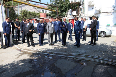 Rayon İcra Hakimiyyətinin başçısı 20-ci sahə yaşayış massivində sakinlərin müraciətlərini dinləmiş və əraziyə baxış keçirmişdir