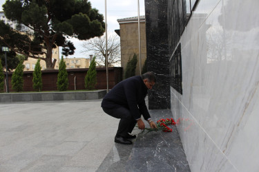 Səbail rayonunda “Şəhidlər” abidə kompleksi ziyarət edildi