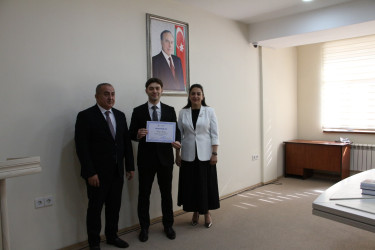 Səbail Rayon İcra Hakimiyyətində “Mülkiyyət hüququnun qorunması və Avropa Konvensiyası” mövzusunda təlim keçirilmişdir