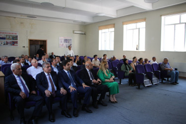 Rayon İcra Hakimiyyətinin başçısı 20-ci sahə yaşayış massivində sakinlərlə növbəti səyyar qəbul keçirmişdir
