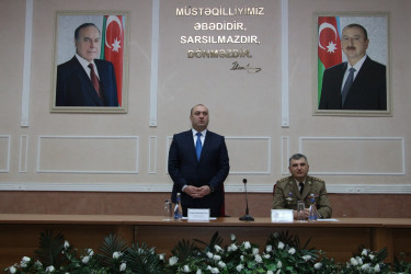 Səbail rayonunda 2025-ci ildə mülki müdafiə sahəsində görülmüş işlərin yekunları və 2026-cı ildə qarşıda duran vəzifələrə həsr olunmuş müşavirə keçirilib