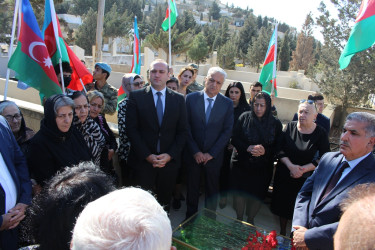 Şəhid Yusif Budaqovun doğum günü münasibətilə məzarı ziyarət olundu