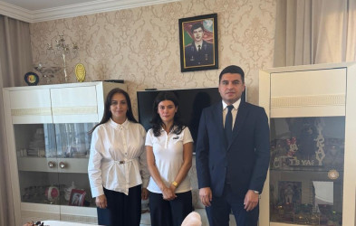 Azərbaycanın Milli Qəhrəmanı Vaqif Qurbanovun ailə üzvləri ziyarət olundu