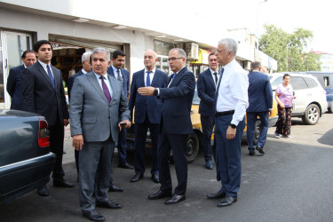 Rayon İcra Hakimiyyətinin başçısı 20-ci sahə yaşayış massivində sakinlərin müraciətlərini dinləmiş və əraziyə baxış keçirmişdir