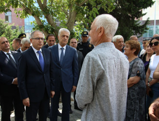 Rayon İcra Hakimiyyətinin başçısı 20-ci sahə yaşayış massivində sakinlərlə səyyar qəbul keçirmişdir