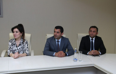 Səbail Rayon İcra Hakimiyyətində Nizami Kino Mərkəzinin direktor müavini Azru Əhədova ilə yubileyi münasibətilə görüş keçirilmişdir