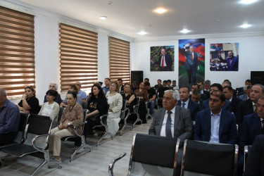 Rayon İcra Hakimiyyətinin başçısı sakinlərlə səyyar görüş keçirmişdir