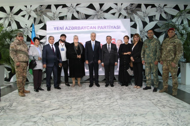 Səbail rayonunda Yeni Azərbaycan Partiyasının yaranmasının 33-cü il dönümü münasibətilə tədbir keçirilmişdir