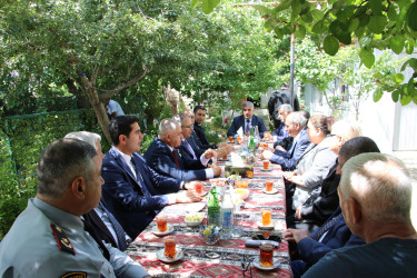 Rayon İcra Hakimiyyətinin başçısı şəhidlərin ailə üzvləri ilə görüş keçirmişdir