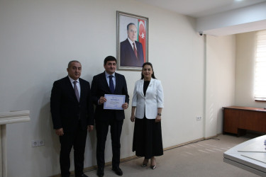 Səbail Rayon İcra Hakimiyyətində “Mülkiyyət hüququnun qorunması və Avropa Konvensiyası” mövzusunda təlim keçirilmişdir