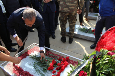 Şəhid Nicat Şükürlünün doğum günü ilə bağlı məzarı ziyarət olundu