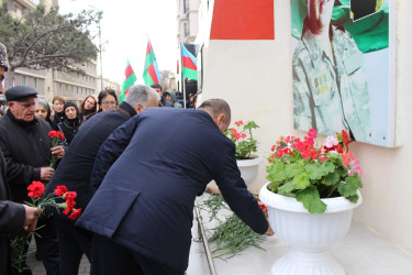 Vətən müharibəsi şəhidi Əli Nağıyevin doğum günü ilə əlaqədar ailə üzvləri ziyarət olunub