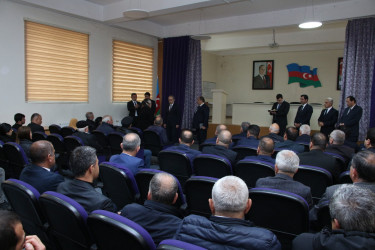 Rayon İcra Hakimiyyətinin başçısı 20-ci sahə yaşayış massivində sakinlərlə növbəti səyyar qəbul keçirmişdir