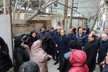 Rayon İcra Hakimiyyətinin başçısı Bayıl yaşayış massivi, Q.Abbasov küçəsində sakinlərlə səyyar qəbul keçirmişdir