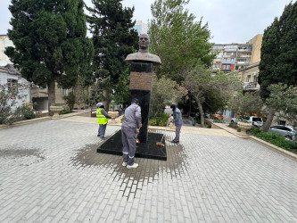 Səbail rayon ərazisində növbəti iməcilik işləri həyata keçirilmişdir