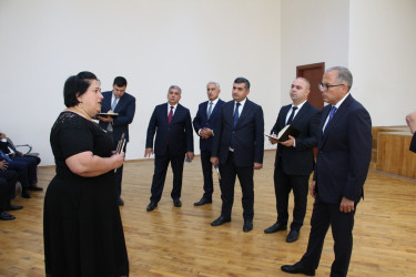Rayon İcra Hakimiyyətinin başçısı Badamdar qəsəbəsində sakinlərlə səyyar görüş keçirmişdir
