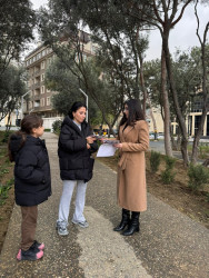 Səbail rayonunda “Gender əsaslı zorakılığa qarşı 16 günlük fəallıq” kampaniyası çərçivəsində maarifləndirmə işləri aparılır