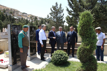 Vətən müharibəsi şəhidlərinin məzarları ziyarət olundu