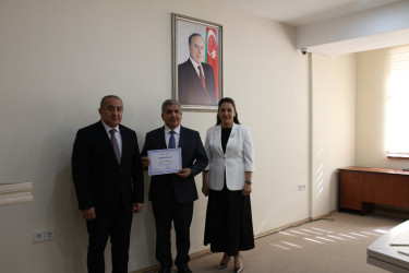 Səbail Rayon İcra Hakimiyyətində “Mülkiyyət hüququnun qorunması və Avropa Konvensiyası” mövzusunda təlim keçirilmişdir