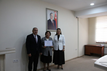 Səbail Rayon İcra Hakimiyyətində “Mülkiyyət hüququnun qorunması və Avropa Konvensiyası” mövzusunda təlim keçirilmişdir